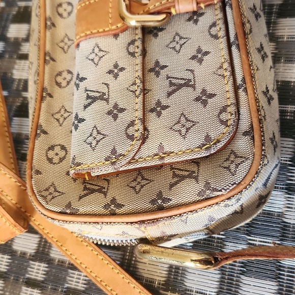 Louis Vuitton Monogram Vintage Mini Lin Juliet MM Shoulder Bag Brown - Picture 8 of 17
